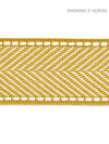 Scalamandre Trim Montauk Herringbone Tape Brass SCT32850007