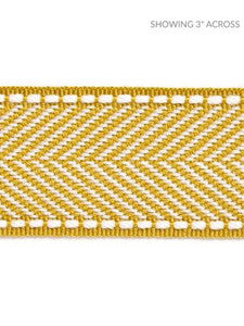 Scalamandre Trim Montauk Herringbone Tape Brass SCT32850007