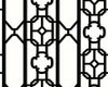 Joanna Fret Onyx SCWP88582D0007 by Scalamandre Designer Wallpaper