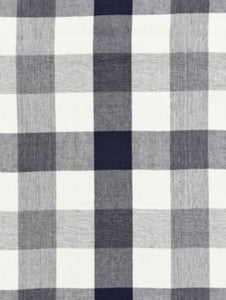 Scalamandre Fabric Westport Linen Plaid Navy SC271350008