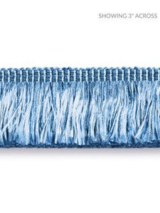 Scalamandre Trim Gripsholm Brush Fringe Blue Jay SCFC14970008