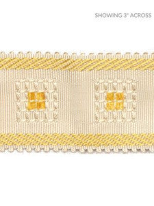 Scalamandre Trim Sienese Braid Cream & Gold SCV713M0008