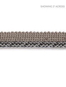 Scalamandre Trim Georgica Braided Cord Charcoal SCC3030009