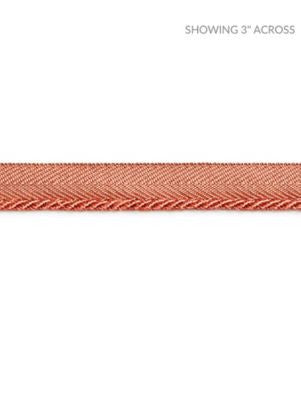 Avenue Cord Persimmon SCC3150009 by Scalamandre Designer Trim NOVANTA PASSEMENTERIE 16% FIBRANNE 2% ACRYLIC, 38% POLYESTER 26% COTTON 18% RAYON CHINA LIGHT DUTY Horizontal: 0" and Vertical: 0" 0.13 - Swanky Fabrics -