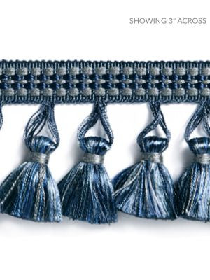 Plaza Tassel Fringe Marina SCFT15050009 by Scalamandre Designer Trim NOVANTA PASSEMENTERIE 54% FIBRANNE 46% RAYON CHINA LIGHT DUTY Horizontal: 0" and Vertical: 0" 2.25 - Swanky Fabrics -