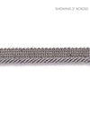 Scalamandre Trim Millstone Twisted Cord Nickel SCC3040011