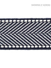 Scalamandre Trim Montauk Herringbone Tape Indigo SCT32850011