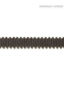 Scalamandre Trim Lancaster Gimp Charcoal SCV6580011