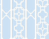 Joanna Fret Powder Blue SCWP88582D0012 by Scalamandre Designer Wallpaper