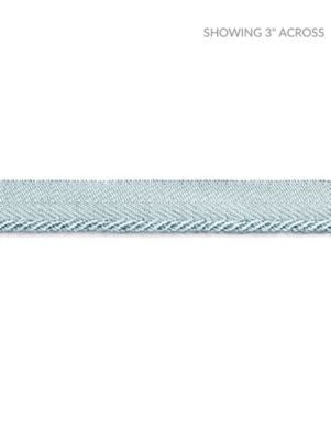 Avenue Cord Sky SCC3150013 by Scalamandre Designer Trim NOVANTA PASSEMENTERIE 16% FIBRANNE 2% ACRYLIC, 38% POLYESTER 26% COTTON 18% RAYON CHINA LIGHT DUTY Horizontal: 0" and Vertical: 0" 0.13 - Swanky Fabrics -