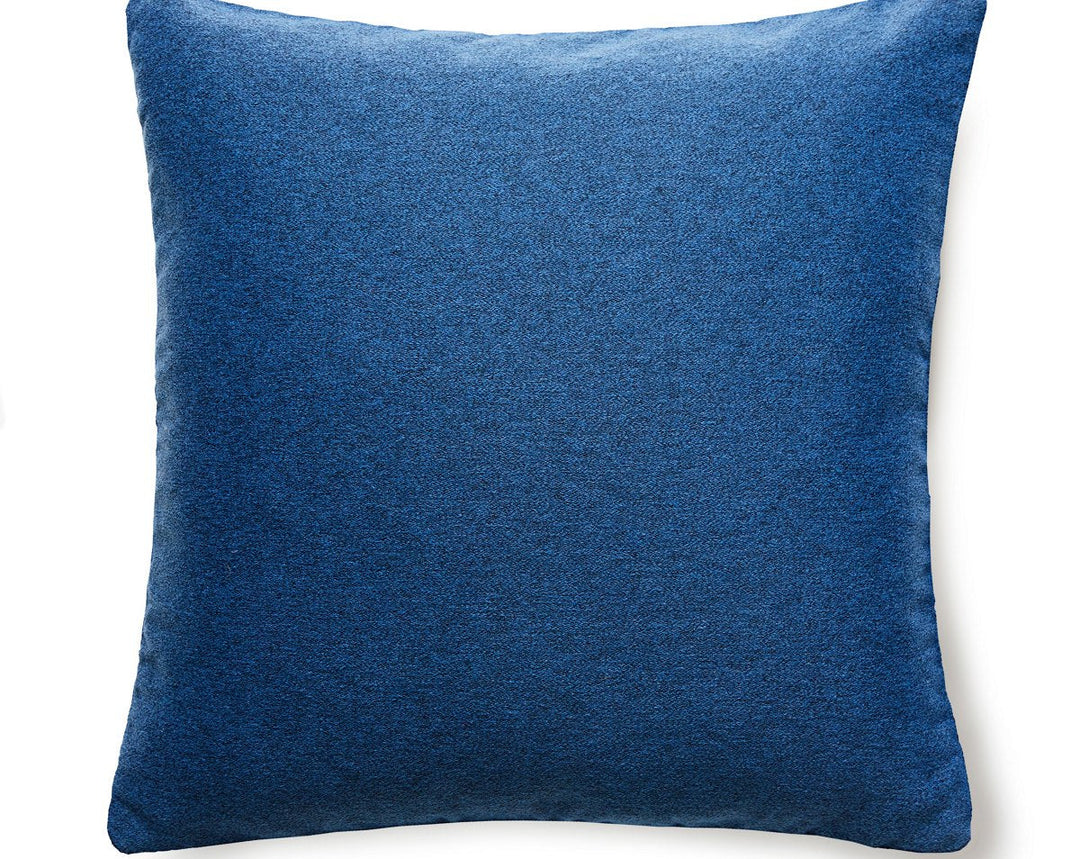 Dapper Flannel Pillow 22 X 22 - Regatta SCDAPPPILL0013 by Scalamandre Designer Pillow