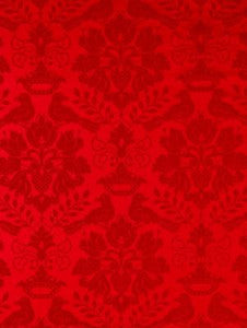 Scalamandre Fabric Love Bird Ruby SC1098MM0015