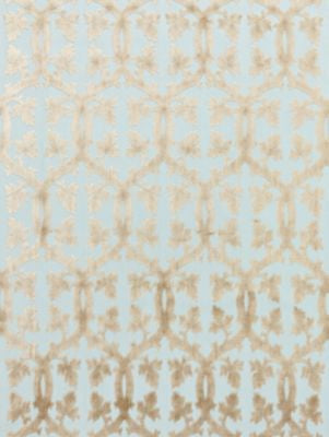 Falk Manor House Mineral SC26690M0015 by Scalamandre Designer Fabric BOTANICA 50% COTTON 50% VISCOSE INDIA MEDIUM DUTY Horizontal: 14.5" and Vertical: 13.5" 55.25 - Swanky Fabrics -
