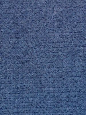 Indus China Blue SC363820015 by Scalamandre Designer Fabric ESSENTIAL VELVETS 100% COTTON ITALY HEAVY DUTY Horizontal: and Vertical: 55 - Swanky Fabrics -