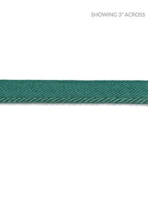 Avenue Cord Emerald Isle SCC3150017 by Scalamandre Designer Trim NOVANTA PASSEMENTERIE 16% FIBRANNE 2% ACRYLIC, 38% POLYESTER 26% COTTON 18% RAYON CHINA LIGHT DUTY Horizontal: 0" and Vertical: 0" 0.13 - Swanky Fabrics -