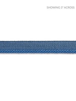 Avenue Cord Federal Blue SCC3150019 by Scalamandre Designer Trim NOVANTA PASSEMENTERIE 16% FIBRANNE 2% ACRYLIC, 38% POLYESTER 26% COTTON 18% RAYON CHINA LIGHT DUTY Horizontal: 0" and Vertical: 0" 0.13 - Swanky Fabrics -
