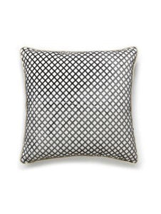 Scalamandre Pillow Pomfret   22 X 22 - Carbon SCPOMFPILL0019
