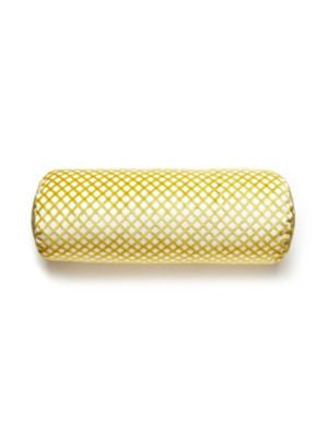 Pomfret Pillow 21 X 7 - Chartreuse SCBPOMFPILL0020 by Scalamandre Designer Pillows BOTANICA 53% COTTON 47% VISCOSE MEDIUM DUTY Horizontal: 1" and Vertical: 1" 0 - Swanky Fabrics -