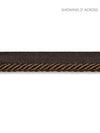 Scalamandre Trim Boulevard Cord Chocolate SCC3140023