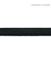 Scalamandre Trim Avenue Cord Noir SCC3150024