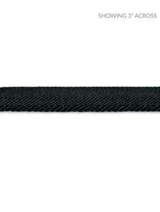 Scalamandre Trim Avenue Cord Noir SCC3150024