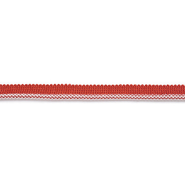 Georgica Braided Cord/Coral C303-006 by Scalamandre Trim Designer Trim SCALAMANDRE WAREHOUSE 38% ACETATE 29% VISCOSE 27% ACRYLIC|6% COTTON ITALY LIGHT DUTY Horizontal: and Vertical: .25" - Swanky Fabrics -