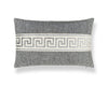 Greek Key Pillow 22 X 14 - Stone SCLBDTT32793025 by Scalamandre Designer Pillow