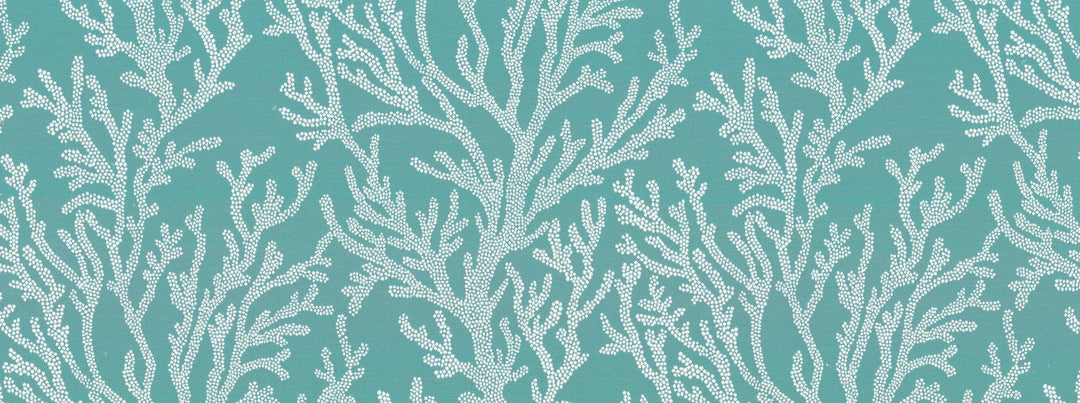 Sd-Finger Coral 219 Turquoise by Covington Designer Fabric