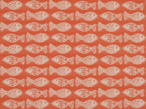Covington Fabric Sd-School Of Fish M Persimmon 318M
