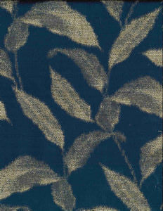 Sebastian Navy by Norbar Designer Fabric SYMPHONY 100% POLYESTER INDIA 16 3/8"V 9 1/4"H 54 - Swanky Fabrics -