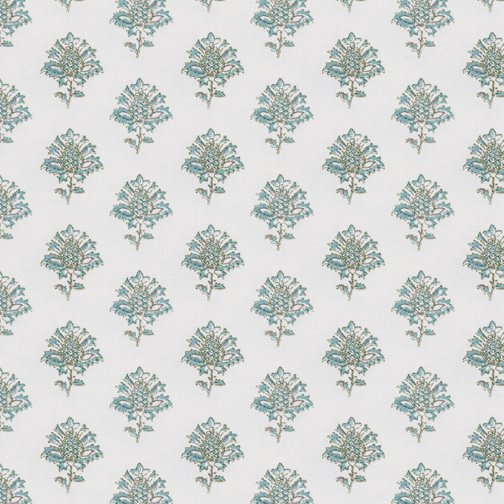 Sedalia 4 Aqua by Aoc Designer Fabric THE ART OF COLOR DOWN THE LANE 100%COT INDIA CATB 117-2013 WYZENBEEK 100 000 DOUBLE RUB WEAR TEST (HEAVY DUTY) Horizontal: 4.500 and Vertical: 3.250 56 in - Swanky Fabrics -