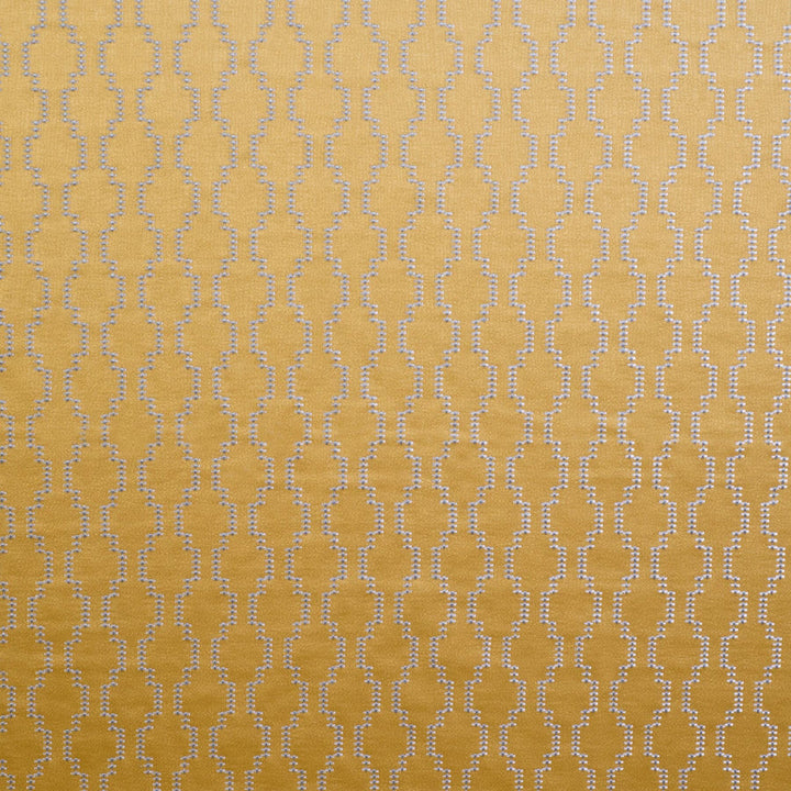 Seneca 1 Amber by Marcus William Designer Fabric KAI/MARCUS WILLIAM TANNER 65%POL 35%COT %VEMB INDIA Horizontal: 2.5 and Vertical: 3.125 54.63 in - Swanky Fabrics -