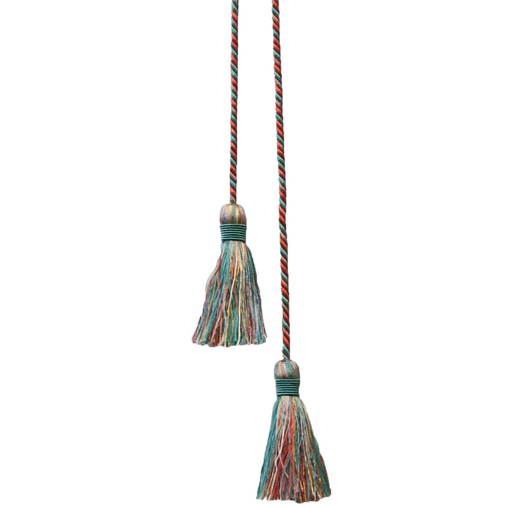 Shandell 16 Lagoon by Stout Designer Trim ART OF DESIGN TRIM-2 TASSEL FRINGE 100%SVI CHINA </p><p>Repeat: 0 3 in - Swanky Fabrics -