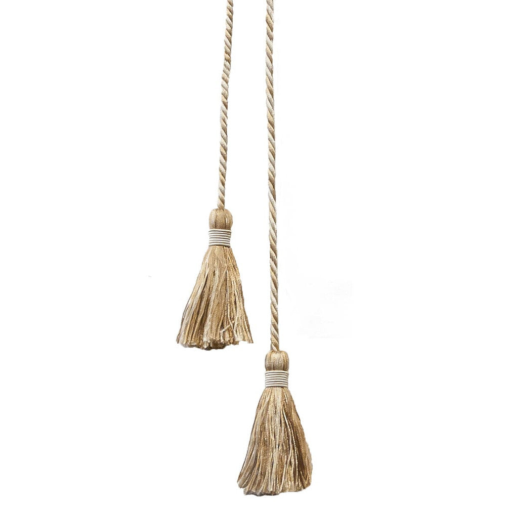 Shandell 24 Sand by Stout Designer Trim ART OF DESIGN TRIM-2 TASSEL FRINGE 100%SVI CHINA </p><p>Repeat: 0 3 in - Swanky Fabrics -
