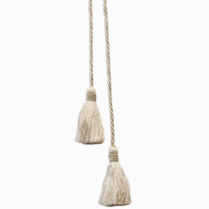 Shandell 31 Ivory by Stout Designer Trim ART OF DESIGN TRIM-2 TASSEL FRINGE 100%SVI CHINA Horizontal: 0 and Vertical: 0 3 in - Swanky Fabrics -