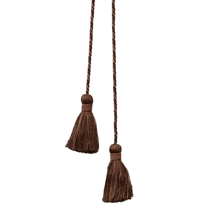 Shandell 3 Cocoa by Stout Designer Trim ART OF DESIGN TRIM-2 TASSEL FRINGE 100%SVI CHINA </p><p>Repeat: 0 3 in - Swanky Fabrics -