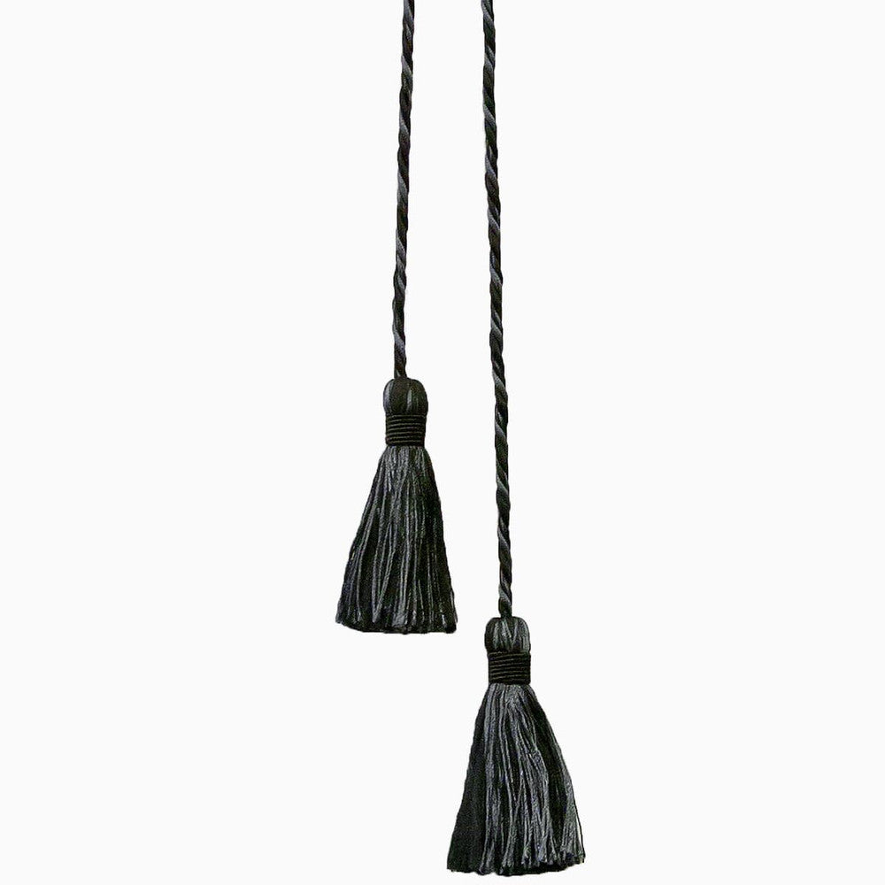 Shandell 9 Ebony by Stout Trim Stout Trim Shandell 9 EbonyTrim ART OF DESIGN TRIM-2 TASSEL FRINGE 100%SVI CHINA </p><p>Repeat: H: 0.000, V: 0.000 3 in - Fabric Carolina -