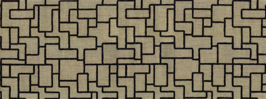 Shapeshifter 936 Black/Tan by Covington Designer Fabric