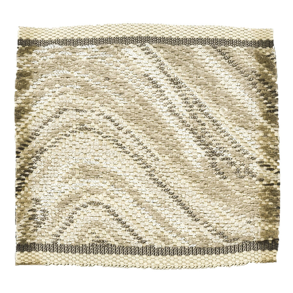 Sheba 5 Sandune by Stout Trim Stout Trim Sheba 5 SanduneTrim MOONDUST TRIM 61%SVI 39%LIN CHINA </p><p>Repeat: H: 0.000, V: 0.000 3 in - Fabric Carolina -