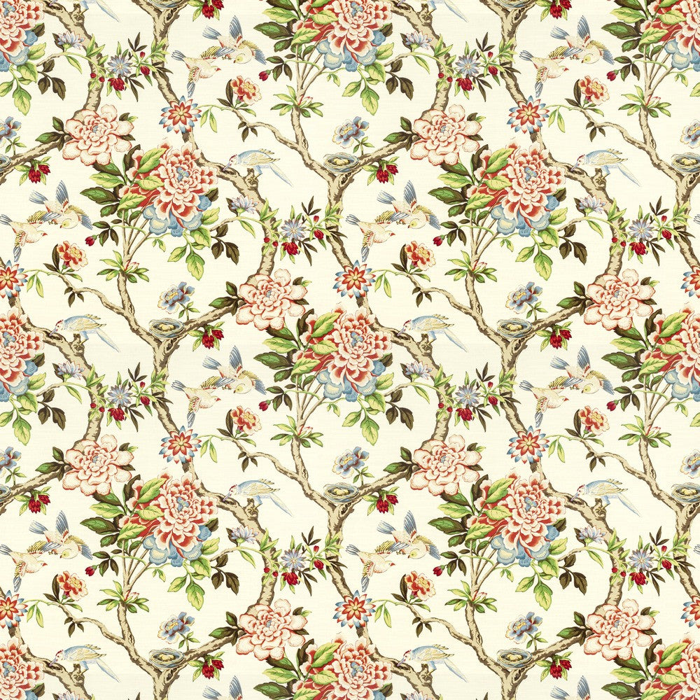 Shelton 3 Tigerlily by Stout Fabric Stout Fabric Shelton 3 TigerlilyFabric RAINBOW LIBRARY TILE/SORBET 100%COT PERU </p><p>Repeat: H: 13.500, V: 27.000 54 in - Fabric Carolina -