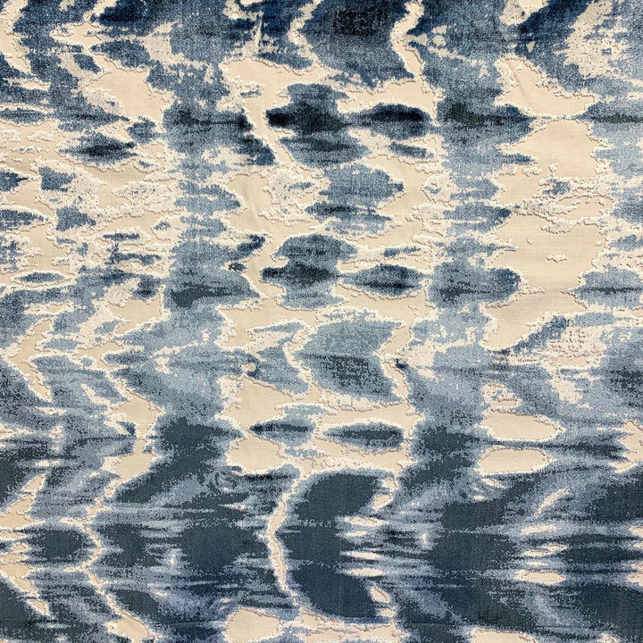 Shibori Bluemoon by Magnolia Designer Fabric - 59 Ray / 41 Poly Indonesia 20000 Horizontal: 28.33 and Vertical: 30 55 - Swanky Fabrics -