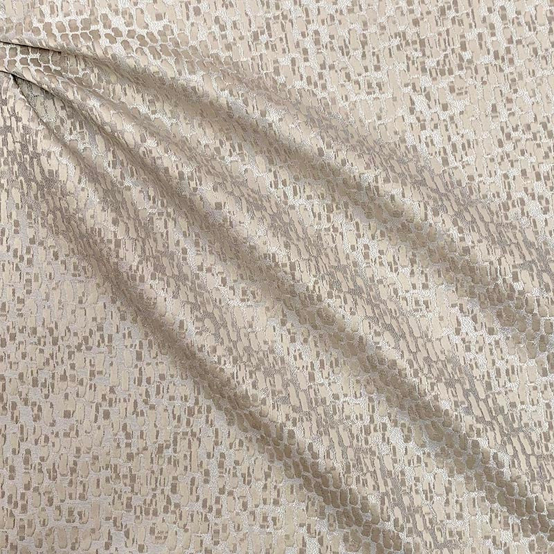 Shonda Nickel by Magnolia Designer Fabric - 100% Poly India 25000 Horizontal: 0 and Vertical: 0 55" - Swanky Fabrics -