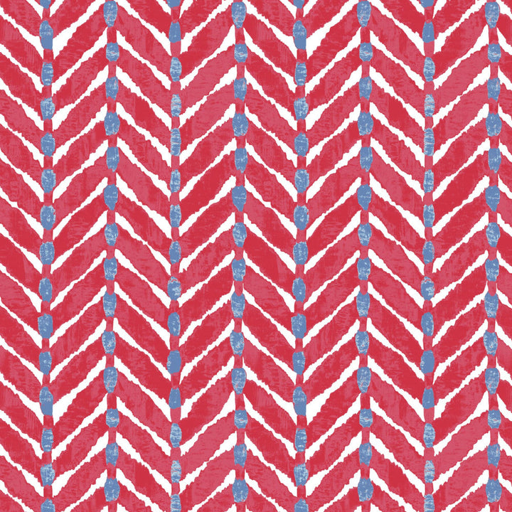 Shoshoni 3 Rouge by Aoc Designer Fabric SERENDIPITY 85%COT 15%LIN USA CATB 117-2013 Horizontal: 9 and Vertical: 13 54 in - Swanky Fabrics -