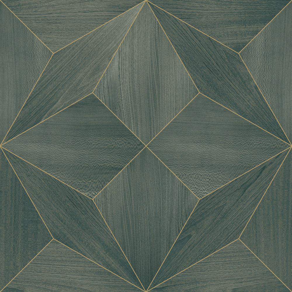 Estrella Verdigris SHS10101 by Seabrook Designs Designer Wallpaper