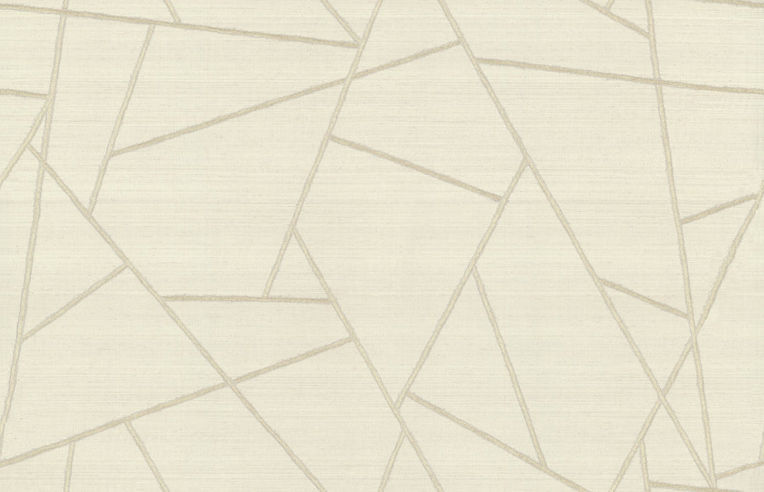 Lisle Ivory Wallpaper by York Wallcoverings Designer
