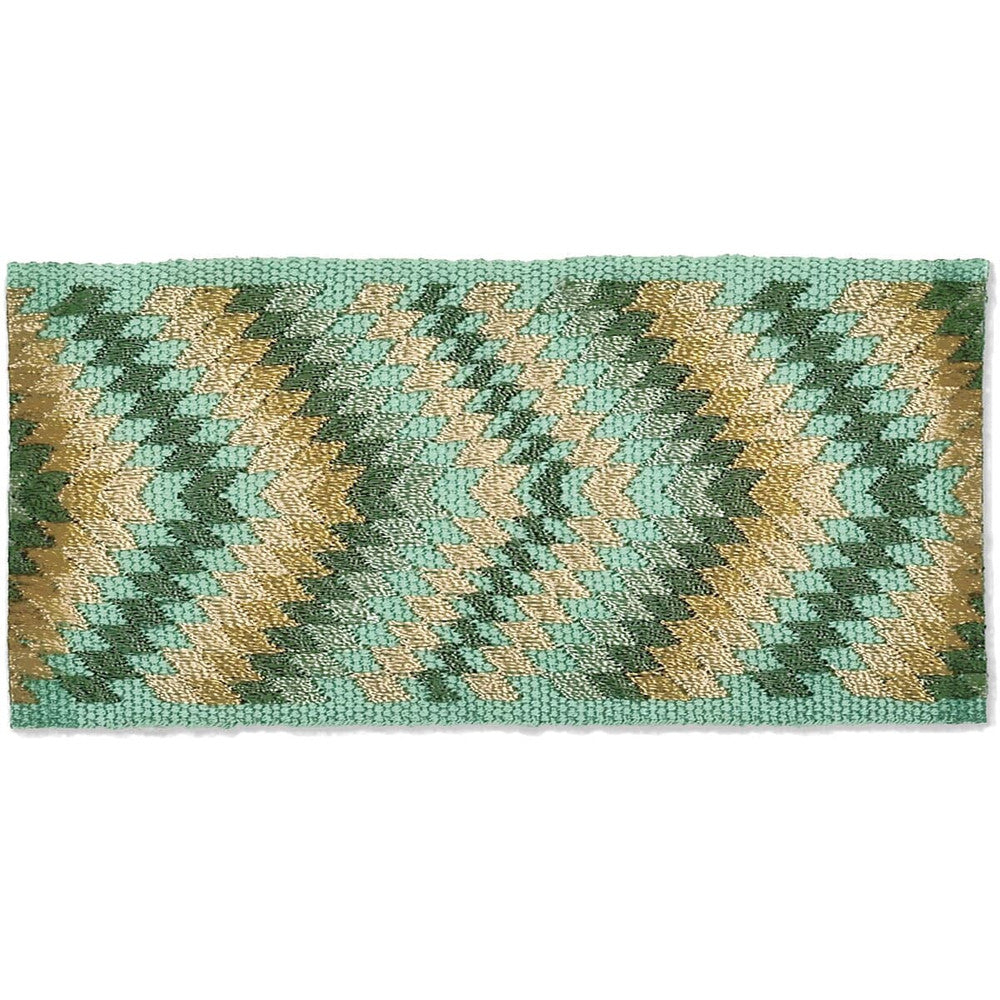Sideways 4 Opal by Stout Designer Trim New World Tapes & Borders 55% Cotton 45% Spun Viscose CHINA Horizontal: 0 and Vertical: 0 2 in - Swanky Fabrics -