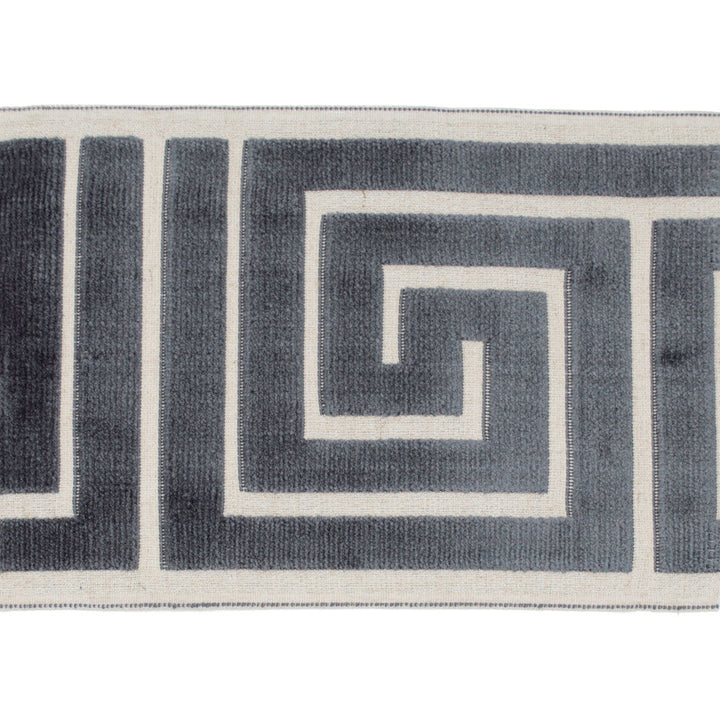 Sidewinder Tape Fossil by Magnolia Designer Trim - 58% Rayon, 31% Poly, 11% Linen China Horizontal: 13.5 and Vertical: 7 - Swanky Fabrics -