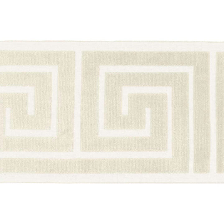 Sidewinder Tape Pearl by Magnolia Designer Trim - 58% Rayon, 31% Poly, 11% Linen China Horizontal: and Vertical: 7 - Swanky Fabrics -