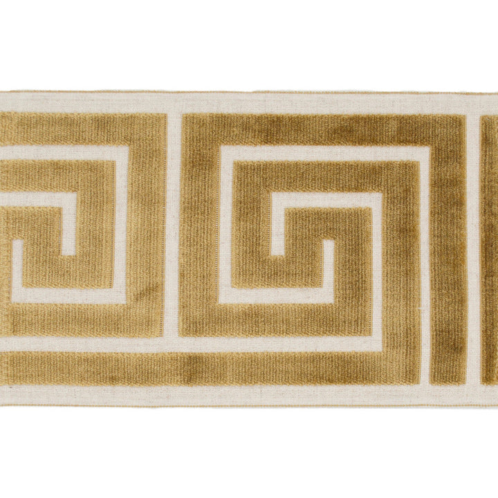 Sidewinder Tape Topaz by Magnolia Designer Trim - 58% Rayon, 31% Poly, 11% Linen China Horizontal: 13.5 and Vertical: 7 - Swanky Fabrics -