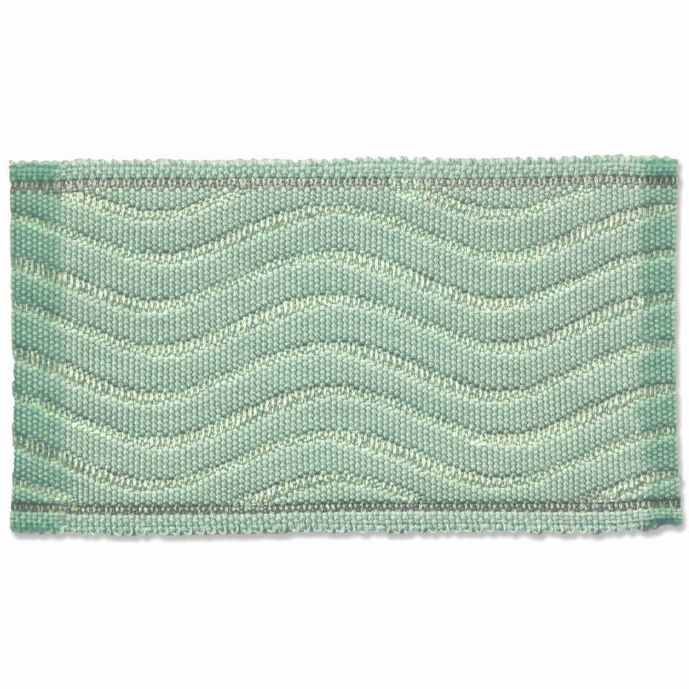 Signature 3 Aqua by Stout Trim Stout Trim Signature 3 AquaTrim NEW WORLD TAPES & BORDERS 91%SVI 9%MTL CHINA </p><p>Repeat: H: 0.000, V: 0.000 2 in - Fabric Carolina -